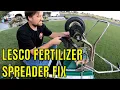 LESCO FERTILIZER spreader FIX Spreading Fertilizer Connor Ward