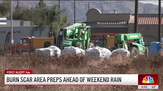Burn scar area preps in Altadena and Pasadena ahead of weekend rain