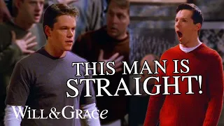 Jack accused of being Straight Matt Damon Guest Stars Will Grace