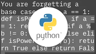 Why does my recursive function with if-elif statements return None