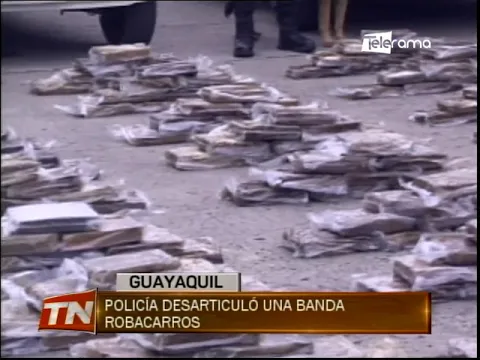 Policía desarticuló una banda robacarros