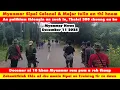 Myanmar Sipai Colonel \u0026 Major telin an thi hnem, An puithiam thlengin an zuah lo, Thalai 300 bo