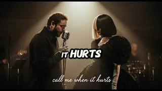post malone ft sia call me when it hurts lyrics video 