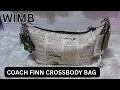 WHAT S IN MY BAG COACH FINN CROSSBODY BAG IN NEWSPAPER PRINT