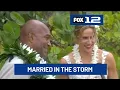 Seattle couple gets married on Hawaii beach during Hurricane Lala
