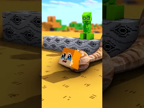 Savanna???!!! - Alex and Steve Adventures #minecraft #shorts