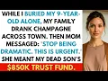 Download Lagu My Parents Skipped My Son’s Funeral—Then Demanded His $850K Trust for My Sister’s Wedding