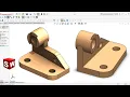 Solidworks Tutorial for Beginners Part 34 Extrude Boss Extrude Cut Cad Cam Design Tutorials