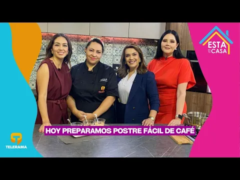Hoy preparamos postre fácil de café