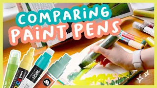 Testing and comparing acrylic markers My new favourite art supply
