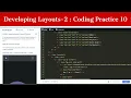 Coding Practice 10 Developing Layouts-2 Portfolio Website Navbar Banner Section