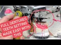 HOW TO SET DENTURE TEETH with the 3D setup template