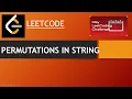 LEETCODE PERMUTATION IN STRING EXPLANATION CODE WALK