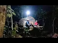 Download Lagu camping hujan deras membagun shelter sepotong kayu besar memasak ikan patin makan enak