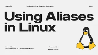 9 Aliases in Linux