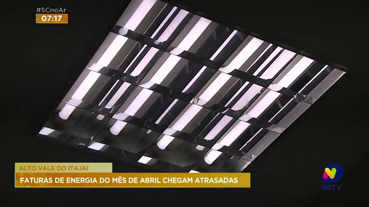 Moradores de Rio do Sul reclamam que a fatura de energia elétrica do mês de abril chegaram atrasadas