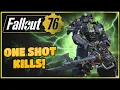 The One Shot Plasma Caster Build Reverse Onslaught - Fallout 76