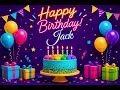 Happy Birt ay Jack Birt ay Song Celebration