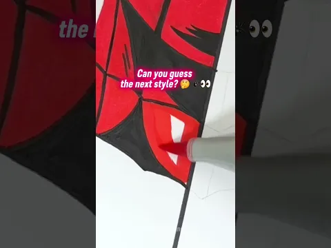 Drawing Spider-Man In 4 Different Styles! 🕷️ Part 3 Cartoon Comic Style