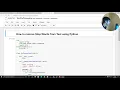 How to remove Stop Words from a String Text in Python in 2 Minutes