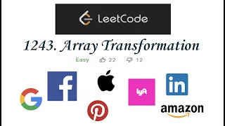 LeetCode 1243 Array Transformation - Interview Prep Ep 14