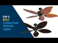 Top 5 Best Ceiling Fans Without Lights Reviews 2020