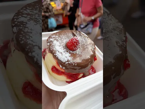 korean street pancake 명동 팬케이크 #streetfood