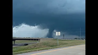 May 16, 2025 tornado viewed from Miner, Missouri