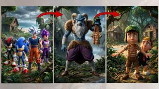 GOKÚ Y VEGETA VENCE A MORO Y CHAVITO VIVE ✝️🙏 y luego ¡¡PASA ALGO LINDO!!🥰🫂😱Compilación Completa#339