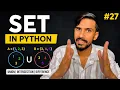 Python Set Tutorial for Beginners Set Methods Set Operations Explained