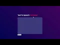 Build Your Own Text-to-Speech Converter HTML CSS and JS Tutorial The Web Prodigy