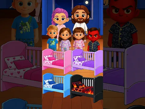 Chegou a hora de dormir.😴🤣 #jesus #amojesus #facts #kids