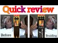 QUICK REVIEW ON OUTRE SENSATIONNEL X PRESSION PRE STRETCHED BRAIDING HAIR