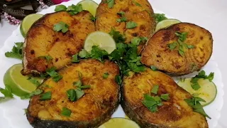 How To Make Fried Kingfish With Soft Seasoning 