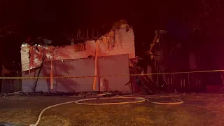 Jobtown last night in Macon on Pierce Ave Explosion with heavy fire on arrival
