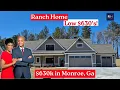 New Homes in Atlanta What 630K Gets You in Monroe GA New Construction Home Tour