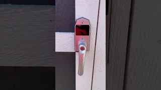 Shed keyless door handle