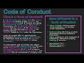 Code of Conduct Explained