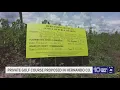 Neighbors continue to fight proposed private golf course in Hernando County