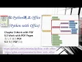 Python with Office 079 - Work with PDF