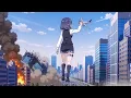 Giantess Growth The Giant Girl Destroys the City