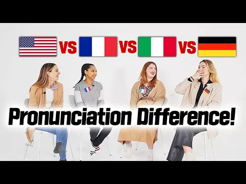 Download MP3 American, French, Italian, German Pronunciation Differences!!