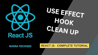 use-Effect hook cleanup in react JS React JS Full Tutorial