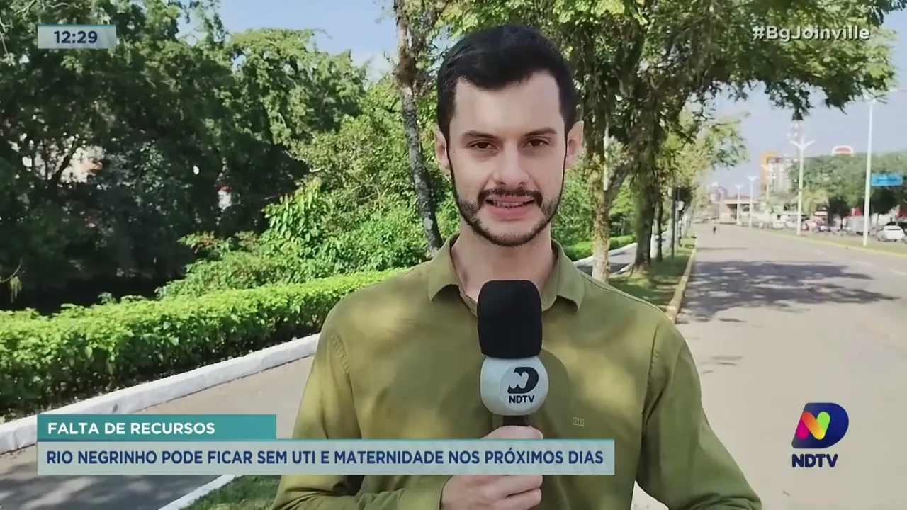 Falta de recursos! Rio Negrinho pode ficar sem UTI e maternidade nos próximos dias