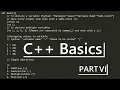 Learning C Basics Part VI Arrays and Vectors