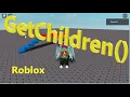 Get Children Function GetChildren Roblox Studio Tutorial