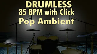 Download Drumless Backing Track for Beginners with Click | 85 bpm Melodic Pop  Ambient MP3