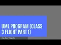Uml Program Flight Ticket Program in OOP Java Class Flight Coding Tutorial Part 1