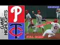 Philadelphia Phillies vs Minnesota Twins FULL GAME HIGHLIGHTS August 15 2026 MLB Season