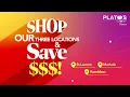 Shop Our Three Locations Save